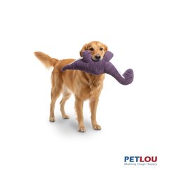 Petlou Groovys Brontosaurus Squeaky Plush Dog Toy, 22-in slide 2 of 5
