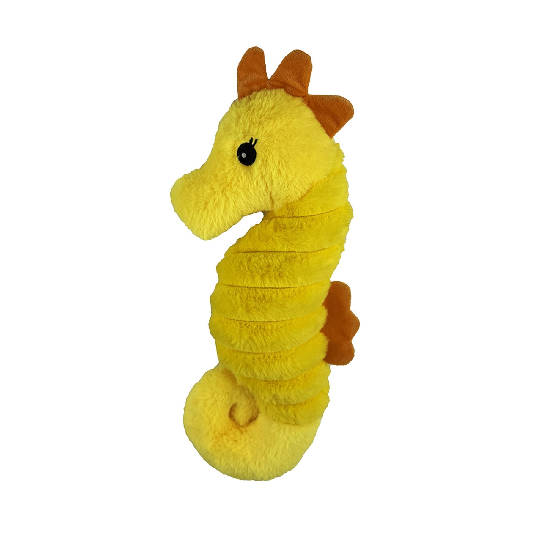 Petlou Ocean Friends Seahorse Squeaky Plush Dog Toy, 16-in