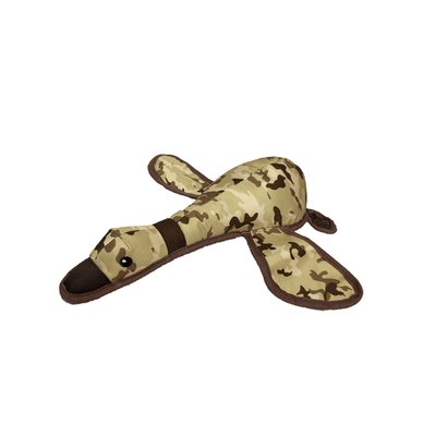 Petlou Petlou Camo Critters Mallard Duck Squeaky Plush Dog Toy, 16-in