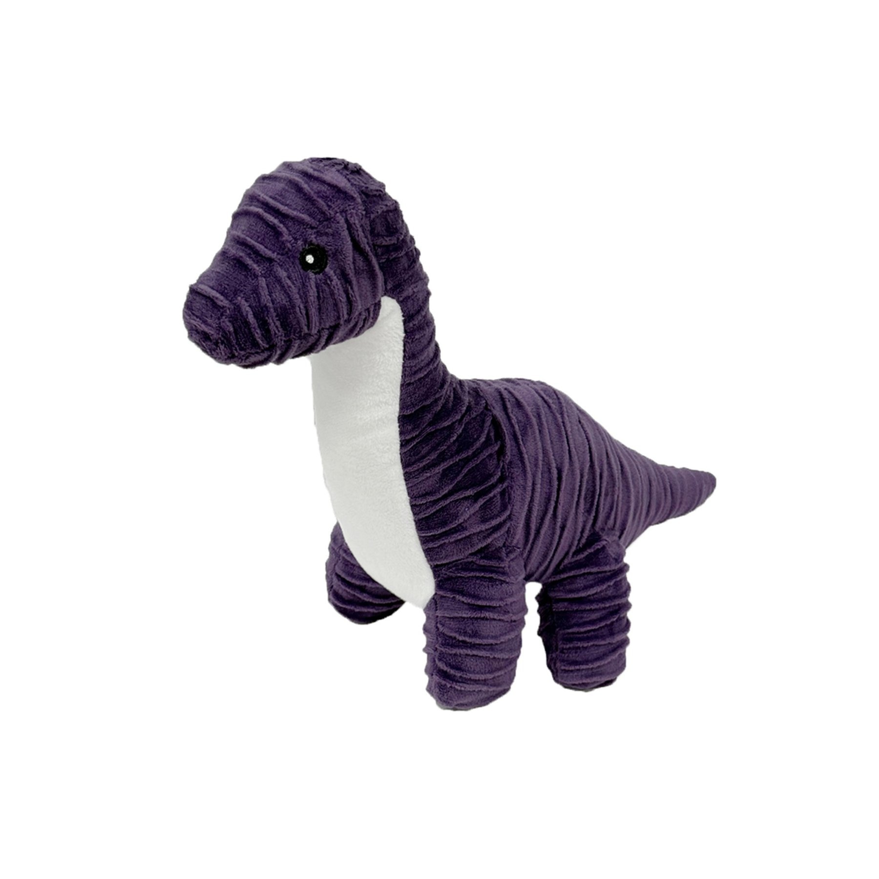 Petlou Groovys Brontosaurus Squeaky Plush Dog Toy, 15-in