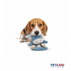Petlou Pocket Dotty Friends 3.0 Donkey Squeaky Plush Dog Toy, 7-in slide 2 of 5