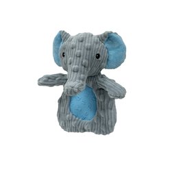 Petlou Pocket Dotty Friends 3.0 Elephant Squeaky Plush Dog Toy, 7-in