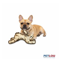 Petlou Camo Critters Rabbit Squeaky Plush Dog Toy, 16-in slide 2 of 5