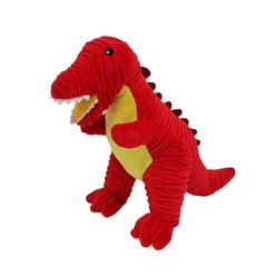 Petlou Groovys T Rex Squeaky Plush Dog Toy, 22-in slide 1 of 5