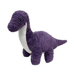 Petlou Groovys Brontosaurus Squeaky Plush Dog Toy, 22-in