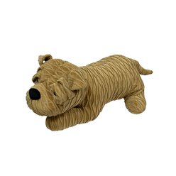 Petlou Groovys Shar Pei Squeaky Plush Dog Toy, 20-in