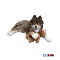 Petlou Dotty Friends 3.0 Teddy Bear Squeaky Plush Dog Toy, 13-in slide 2 of 5