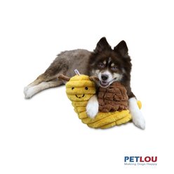 Petlou Bugs Life Snail Squeaky Plush Dog Toy, 16-in slide 2 of 5