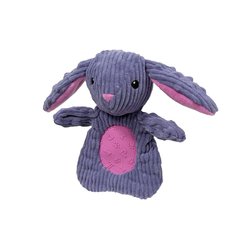 Petlou Pocket Dotty Friends 3.0 Rabbit Squeaky Plush Dog Toy, 7-in