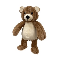 Petlou Teddy Bear Squeaky Plush Dog Toy, 16-in