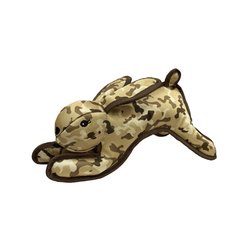 Petlou Camo Critters Rabbit Squeaky Plush Dog Toy, 16-in