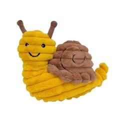 Petlou Bugs Life Snail Squeaky Plush Dog Toy, 16-in