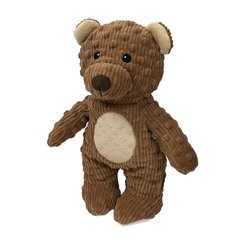 Petlou Dotty Friends 3.0 Teddy Bear Squeaky Plush Dog Toy, 13-in
