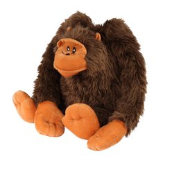 Petlou Gorilla Lou Squeaky Plush Dog Toy, 33-in