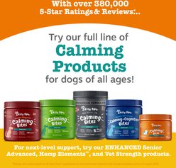 Zesty Paws Vet Strength Turkey Flavored Chew Calming Supplement for Dogs, 90 count slide 2 of 7