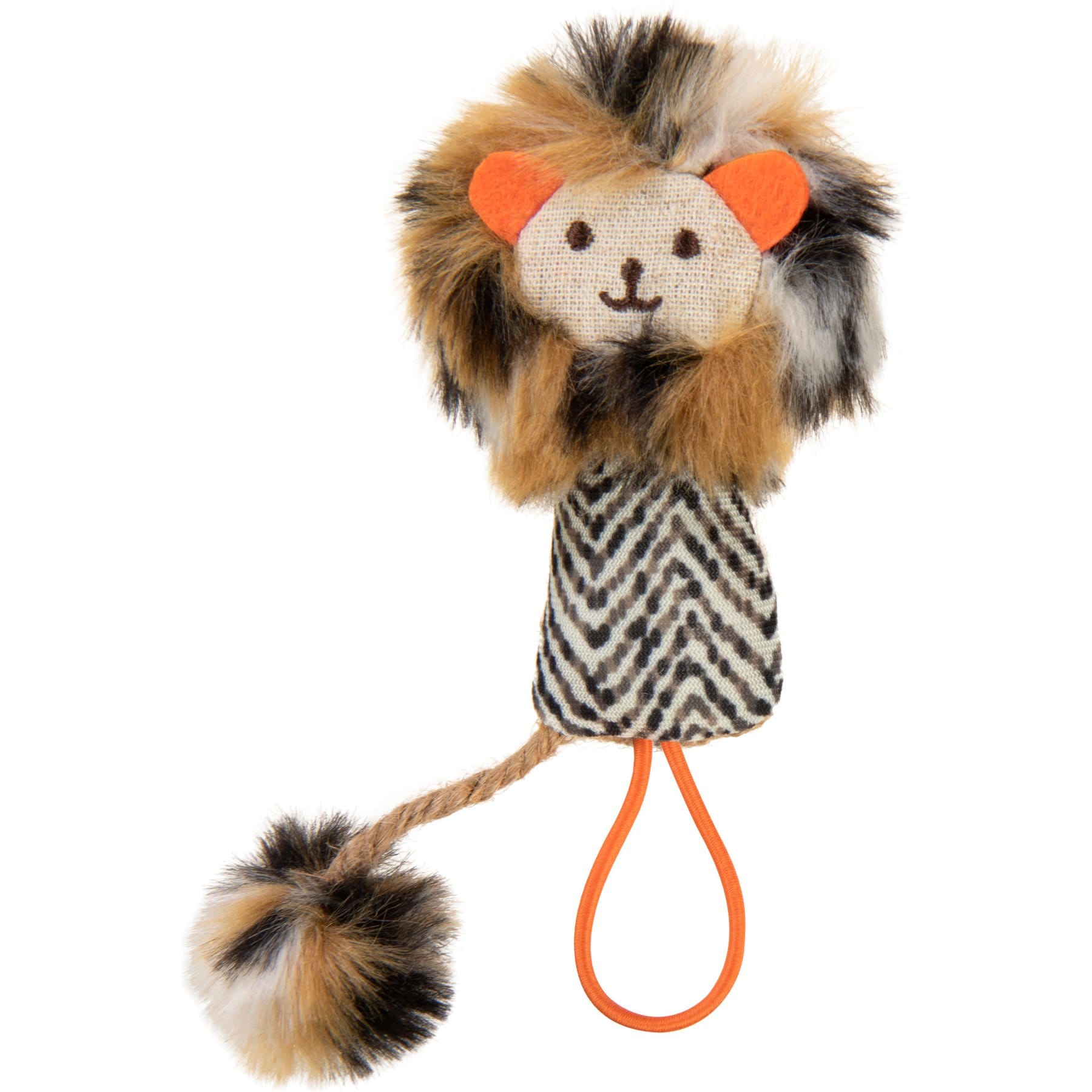 SmartyKat Instincts Prideful Player HappyNip Silvervine & Catnip Launch & Chase Plush Cat Toy