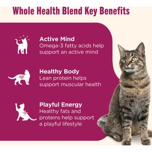 Rachael Ray Nutrish Tuna Purrfection Whole Health Blend with Real Tuna Flakes in a Savory Sauce Grain-Free Wet Cat Food, 2.8-oz, case of 12