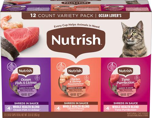 Rachael Ray Nutrish Ocean Lovers Variety Pack Grain-Free Wet Cat Food