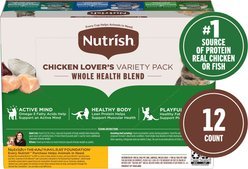 Rachael Ray Nutrish Chicken Lovers Variety Pack + Ocean Lovers Variety Pack Wet Cat Food slide 2 of 9