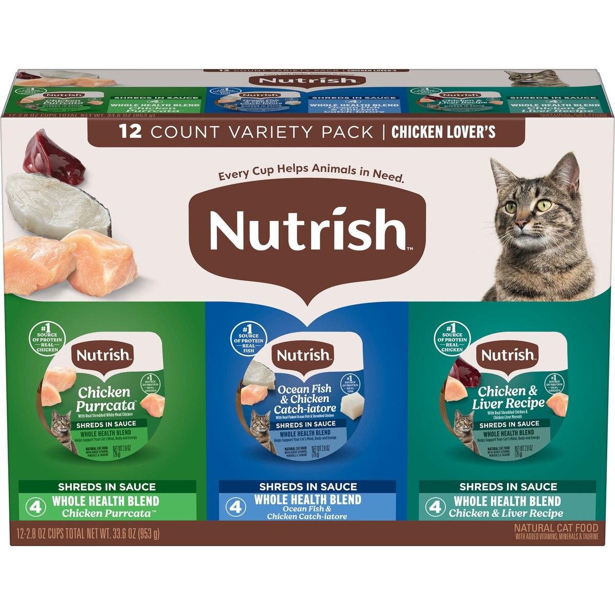 Rachael Ray Nutrish Chicken Lovers Variety Cat Food, 2.8-oz, 12 ct