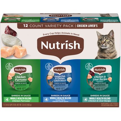 Rachael Ray Nutrish Rachael Ray Nutrish Chicken Lovers Variety Cat Food, 2.8-oz, 12 ct
