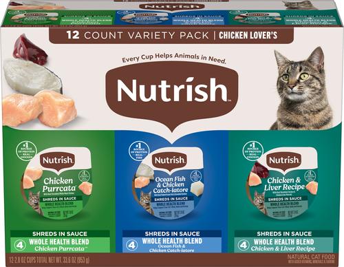 Rachael Ray Nutrish Chicken Lovers Whole Health Blend Variety Pack Wet Cat Food