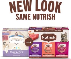 Rachael Ray Nutrish Ocean Lovers Variety Pack Grain-Free Wet Cat Food, 2.8-oz, case of 12 slide 2 of 9