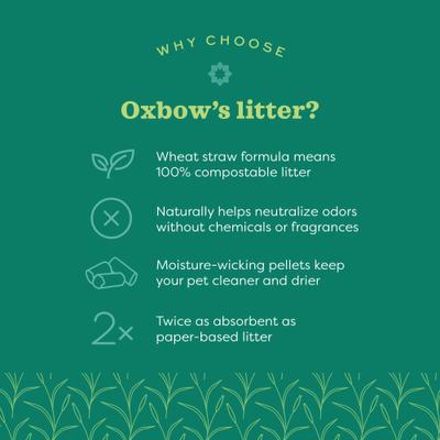 Show full view: Oxbow Eco-Straw Pelleted Wheat Straw Small Animal Litter, 20-lb bag slide 9 of 12