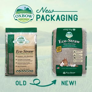 Oxbow Eco-Straw Pelleted Wheat Straw Small Animal Litter, 20-lb bag