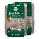 Oxbow Bene Terra Eco-Straw Pelleted Wheat Straw Small Animal Litter, 20-lb bag, bundle of 2