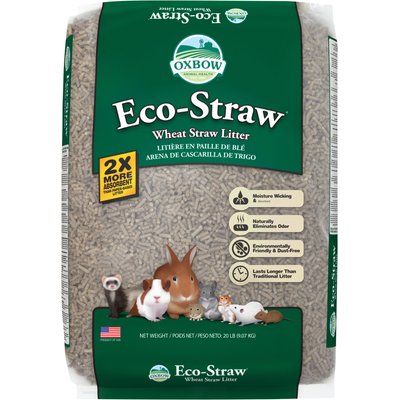 Oxbow Oxbow Bene Terra Eco-Straw Pelleted Wheat Small Animal Litter, 20-lb