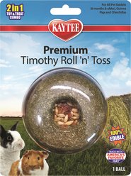 Kaytee Premium Timothy Roll 'n' Toss Small Animal Treats, 1 count