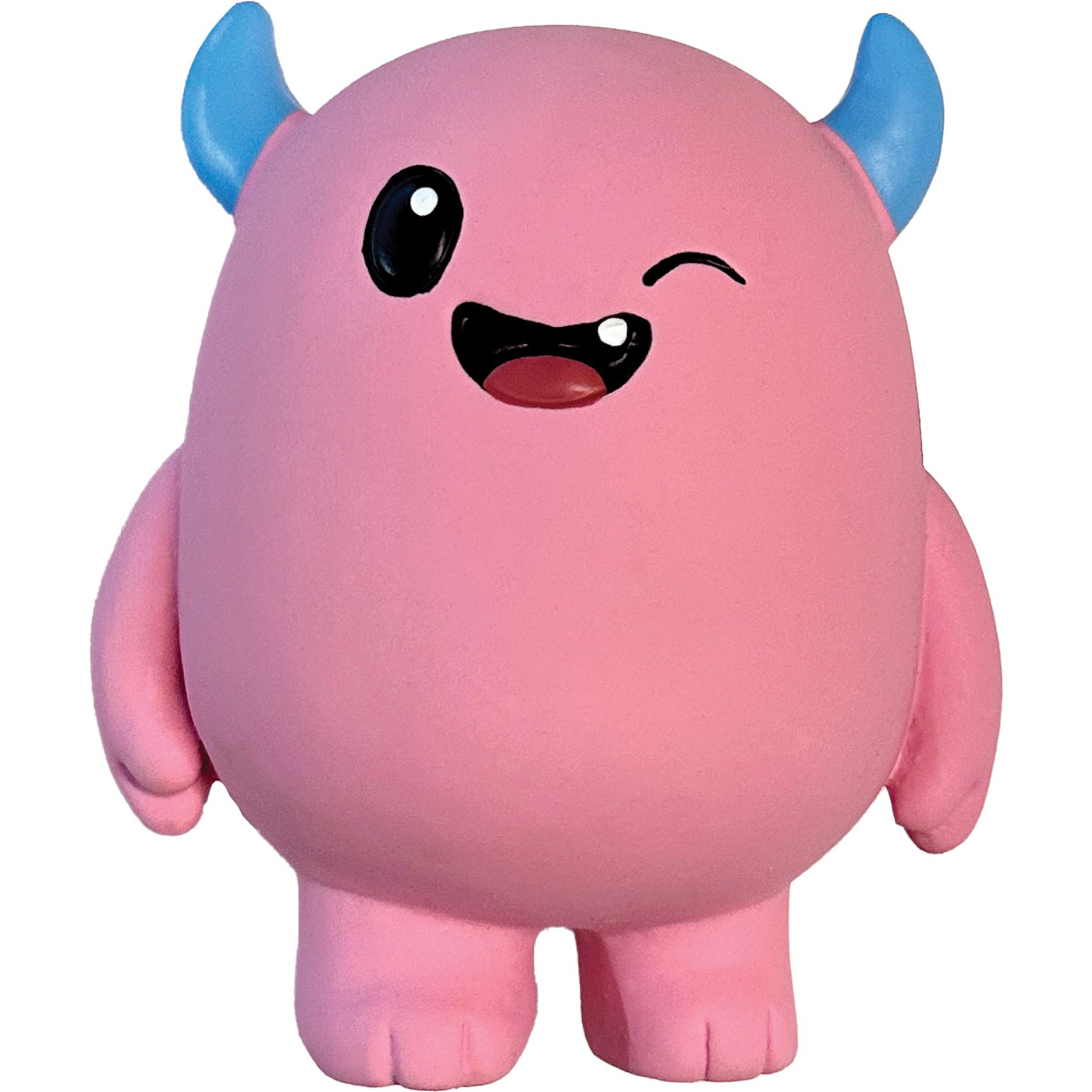 fouFIT Monster Mash Chew Squeaky Plush Dog Toy, Pink