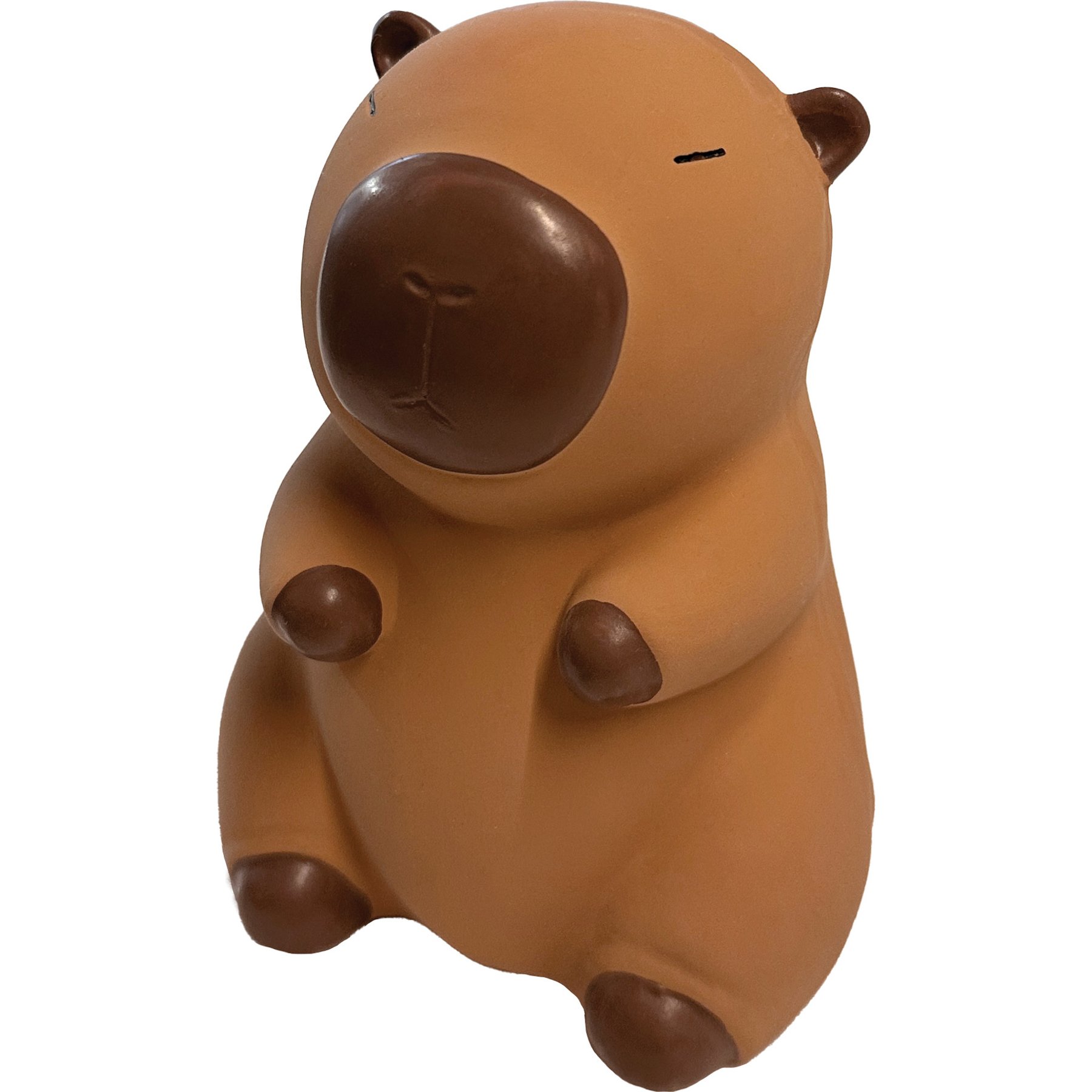 fouFIT Zoo Chew Capybara Squeaky Plush Dog Toy