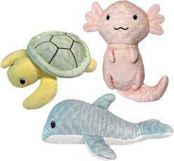 fouFIT Puff Plushies Axolotl Squeaky Plush Dog Toy slide 2 of 4