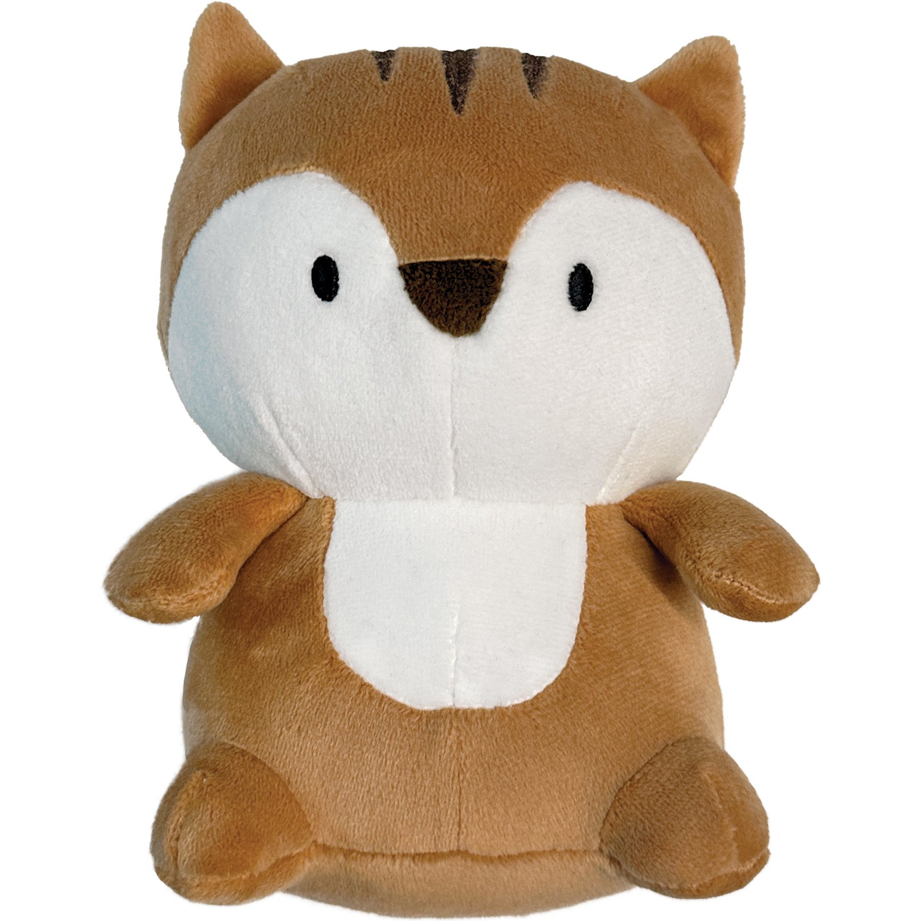 fouFIT Marshmallow Squishers Chipmunk Squeaky Plush Dog Toy