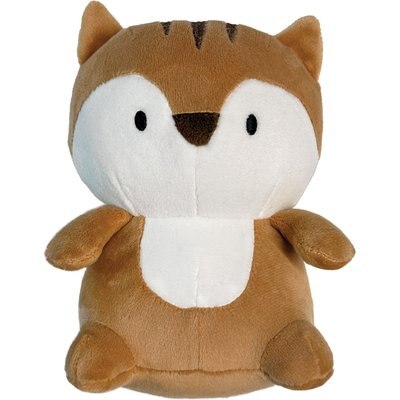fouFIT fouFIT Marshmallow Squishers Chipmunk Squeaky Plush Dog Toy