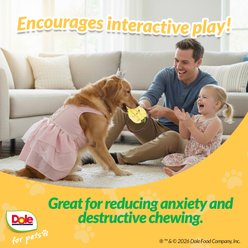 Dole Banan-O-Bunch Squeaky Plush Dog Toy, 10-in slide 2 of 7