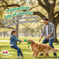 Dole Broc N' Veggie-Inspired Squeaky Rope Tug Dog Toy, 20-in slide 2 of 7