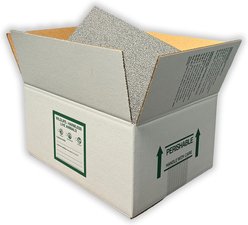 Vivarium Electronics Reptile Shipping Box Kit, White, 16 x 16 x 8-in, 10 count