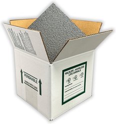 Vivarium Electronics Reptile Shipping Box Kit, White, 10 x 10 x 10-in, 10 count