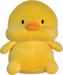 fouFIT Marshmallow Squishers Chick Squeaky Plush Dog Toy