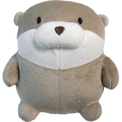 fouFIT fouFIT Marshmallow Squishers Otter Squeaky Plush Dog Toy