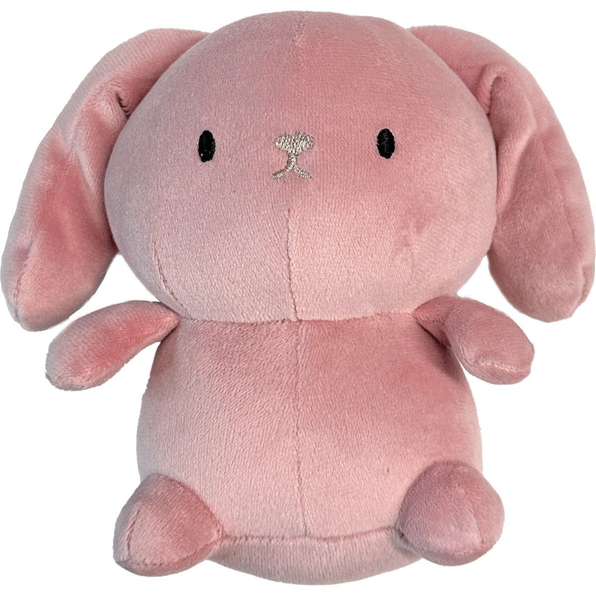 fouFIT Marshmallow Squishers Bunny Squeaky Plush Dog Toy