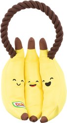 Dole Banan-O-Bunch Squeaky Plush Dog Toy, 10-in