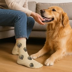 Seeboo Golden Retriever Cotton Blend Crew Socks slide 2 of 4