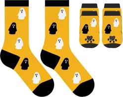 Furry Twinz Halloween Ghosts Matching Pet & Owner Fun Socks