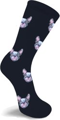 Seeboo French Bulldog Cotton Blend Crew Socks