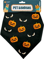 Furry Twinz Pumpkin Eye Halloween Dog & Cat Bandana