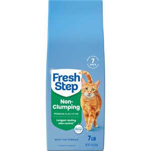 Fresh Step Premium Febreze Freshness Scented Multi-Cat Non-Clumping Clay Cat Litter, 7-lb bag